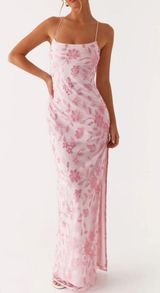 peppermayo bright lights beaded maxi dress pink Photo 0