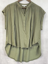 Splendid Sleeveless Top Women Small High Low Flowy Minimal Granola‎ Girl Earthy Photo 0