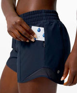Navy Lululemon Hotty Hot Shorts 2.5" Photo 0