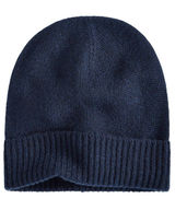 NWT Charter Club Womens 100% Cashmere Cuffed Beanie 100160260HT Navy Blue Photo 0