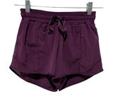 Lululemon Hotty Hot Shorts Sz 2 Tall High-Rise Lined 4" Purple Running Workout Photo 0