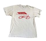 Vintage 90s Red Bike Performance Company Red and White Graphic T Shirt 🔥 Photo 0