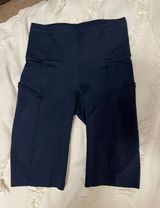Black Biker Shorts With Pockets Photo 0