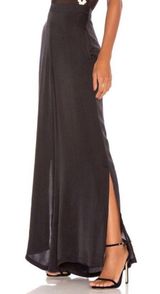 Cleobella Ainsley Black Satin Wide Leg Pants S Photo 0