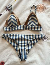 Blue and Gold Bikini set Photo 0