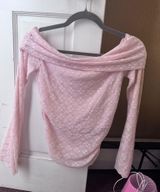 Off the shoulder long sleeve top Photo 0