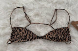 Skims Fits Everybody Micro Skimpy Bralette Sienna Jaguar Print Size Medium Photo 0