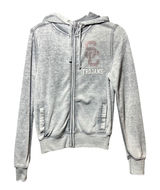 USC Her Style‎ Trojans Rhinestone Zip Up Hoodie Gray So Cal 80 Medium Photo 0