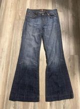7 For All Man Kind Dark wash flare jeans with a 27”waist and 30" inseam #flares Photo 0