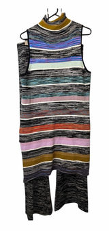 Anthropologie Space Dyed Sleeveless Sweater Cowl Neck Tunic Lagenlook NWOT Photo 0