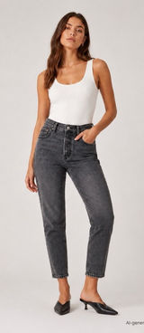 Levi's Premium Wedgie Icon Jeans Women's 28 Gray High Rise Tapered Ankle Photo 0