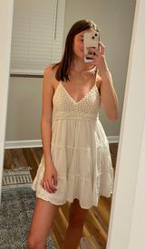 Arie White Boho dress Photo 0