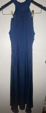 Banana Republic Navy Blue Maxi Dress Photo 0