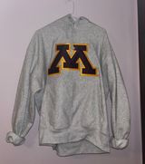 Minnesota Hoodie Gray Size L Photo 0