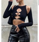 Cutout Crop Top Photo 0