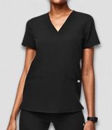 Figs Technical Collection Scrub Set Casma Top Straight Leg Pants Black sz S Photo 0