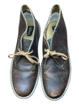 Clarks Boots Womens 10 Brown Leather Originals‎ Desert Ankle Lace Up Shoes Photo 0