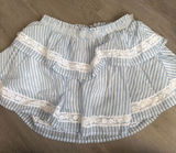 White and blue wild fable skirt with shorts Photo 0