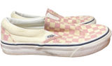 Vans Checkered Slip On Sneakers Skate Shoes Checkered Canvas Pink W5.5 M4 Photo 0