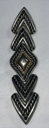 Dame‎ Belt Women's Belt Buckle Gold Silver 7x 1.5" Classic Ornate Ladies Photo 0