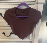 Cropped ribbed top Photo 0