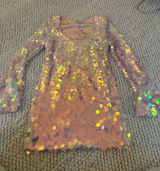 Love Shack Fancy Mini Dress pink sparkle NEW NEVER WORN Photo 0