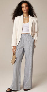 J.Crew Cosmo Pant Oxford Stripe Photo 0
