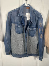 POL Women’s Denim Jacket Size Medium NWT Photo 0