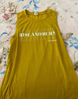 Yellow Burn Boot Camp Tank Size XS Photo 0
