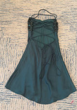 Lucy in the Sky Mini Sequin Bust Dress Size XS Emerald Green Photo 0