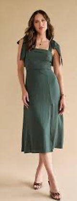 Francesca’s Collections Green Midi Dress Photo 0
