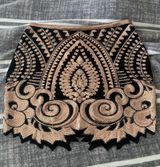 The Sang Sequin Black And Gold Skirt Photo 0