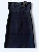 vintage y2k bcbg maxazria alyona black bandage bodycon mini dress XS 🖤 Photo 0