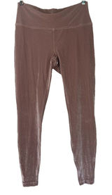 Lululemon Wunder Lounge High-Rise Tight 27” Velvet‎ Spanish Oak Yoga Gym Size 12 Photo 0