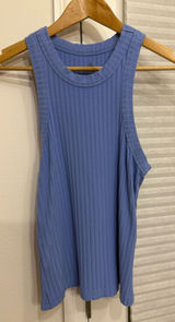 Blue Free people Movement ribbed tank S Photo 0