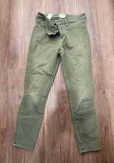 L'AGENCE Margot High Rise Skinny Jeans Picholine Green‎ 28 2294LMD Made in USA Photo 0