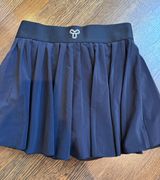 Aritzia TNA Black Mini Pleated Skirt Photo 0
