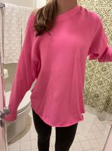 Gap Hot Pink Crewneck. Photo 0