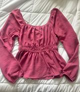 Peplum Blouse Purple Size XS Photo 0