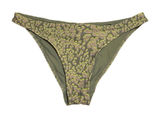 Lululemon Animal Abstract Print Bikini Bottom Olive Neon Swimwear Women’s Large Photo 0