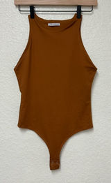 REORIA Brown Bodysuit Size Medium Photo 0