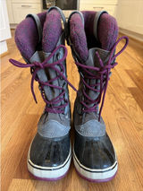 Sorel Joan of Arctic Knit Waterproof Boots Womens Size 7.5 US Gray NL2084-051 Photo 0