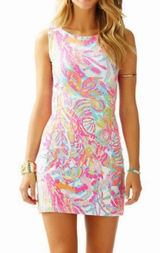 LILLY PULITZER Whiting Shift Mini Dress in Scuba To Cuba Photo 0