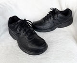 New Balance Womens 575 Athletic Shoes Size 10 Black Leather WW575BL2 Walking Photo 0