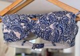 H&M 34 C Bikini Blue Halter Top Photo 0