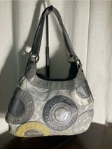 Coach Madison  Signature patchwork Circle Hobo Bag Photo 0