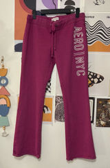 Aeropostale Pink AERO NYC Flare Sweatpants Photo 0