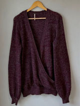 Free People Wool Blend Karina Ballerina Wrap Sweater Photo 0