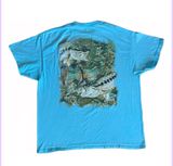 Camo Fishing Back Graphic Print T Shirt 🔥 Photo 0