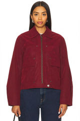 Free People We The Free Blair Vegan Suede Jacket in Dionysus S Photo 0